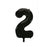 Black Mega Foil 34" Numbers