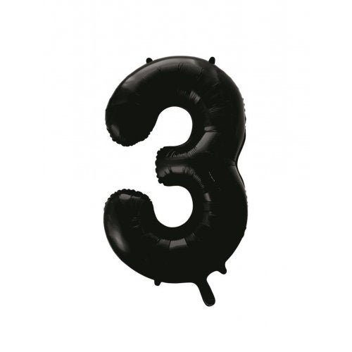 Black Mega Foil 34" Numbers