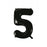 Black Mega Foil 34" Numbers