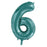 Teal Mega Foil 34'' Numbers