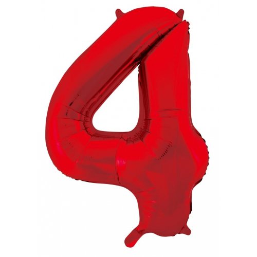 Red Mega Foil 34'' Numbers