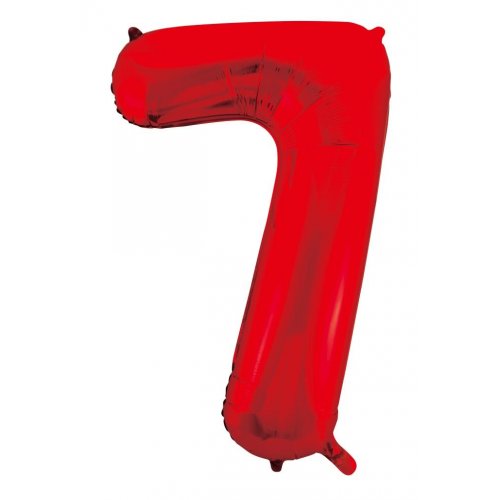 Red Mega Foil 34'' Numbers