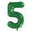 Green Mega Foil 34'' Numbers