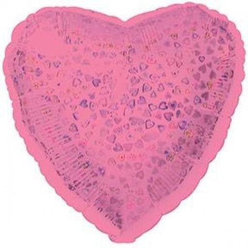 Foil Balloon Heart Dazzle Pink 18"