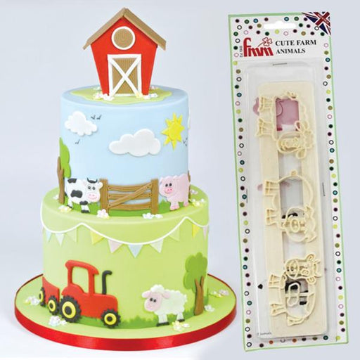 FMM Cute Farm Animals Cutter Set