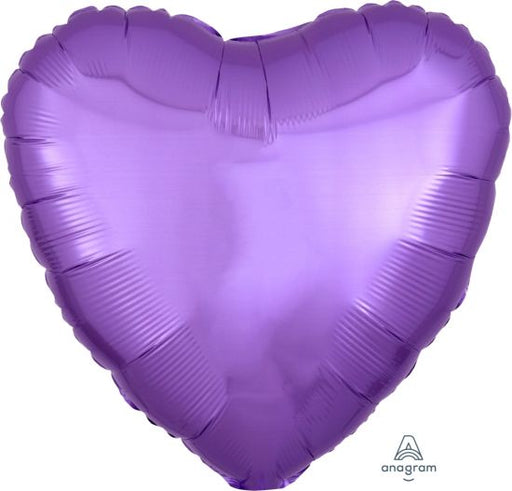 Heart Foil Balloon Lilac 45cm