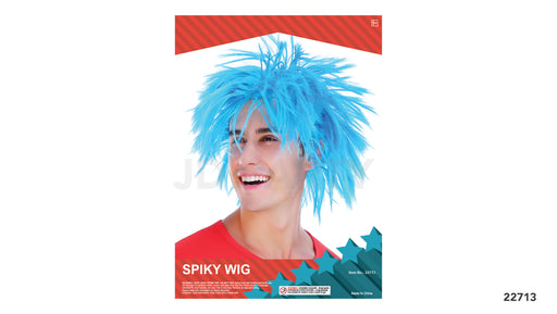 Crazy Hair Light Blue Wig