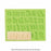 Lower Case Letter Set 1 Silicone Mould