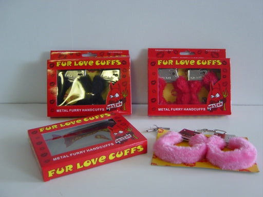 Hand Cuffs Fluffy- Red