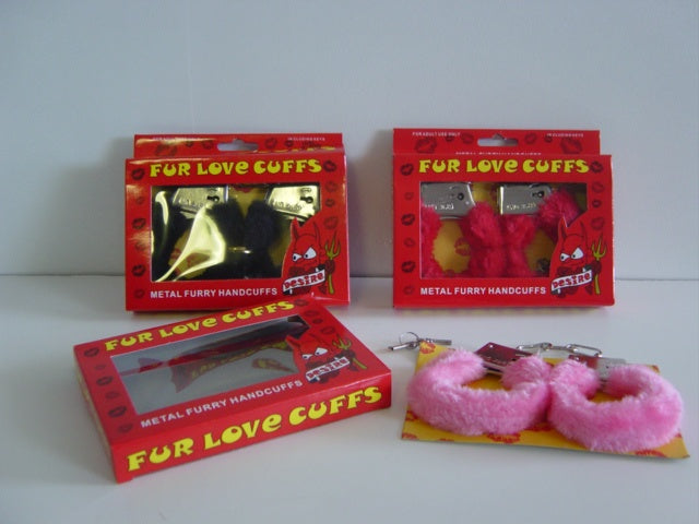 Hand Cuffs Fluffy- Red