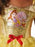 Disney Princess Belle Sequin Kids Costume 3-5 Years