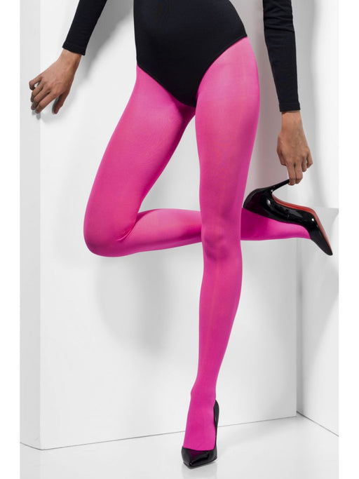 Pink Opaque Tights
