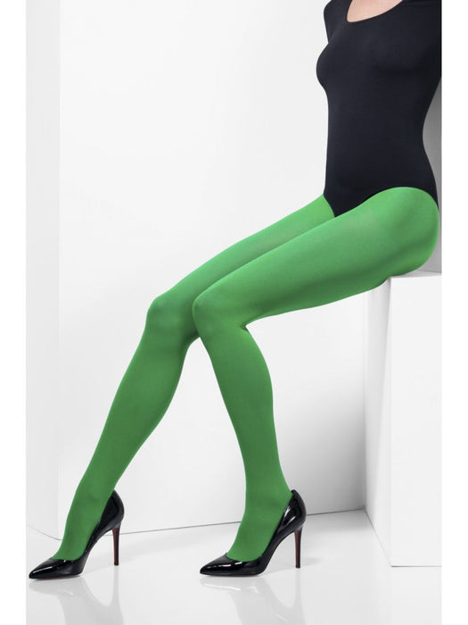 Green Opaque Tights