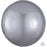 Solid Colour Silver Orb 16''/40cm