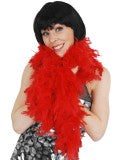 Feather Boa 80g Blood Red 2m