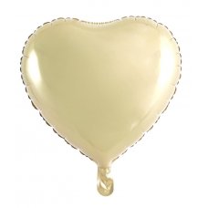 Foil Heart Balloon Luxe Gold 18'(40cm)
