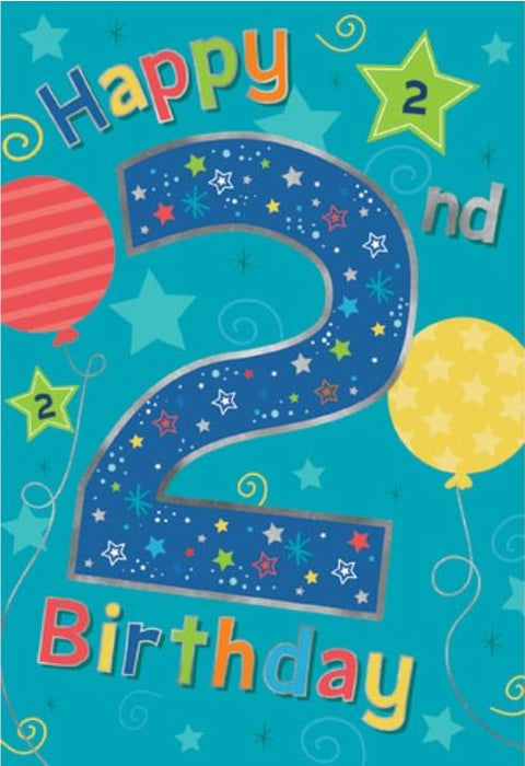 Happy 2nd Birthday Card