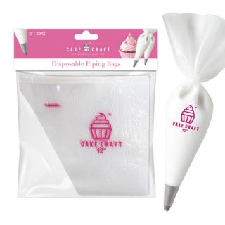 Cake Craft Disposable Pastry/Piping Bag 12 Inch