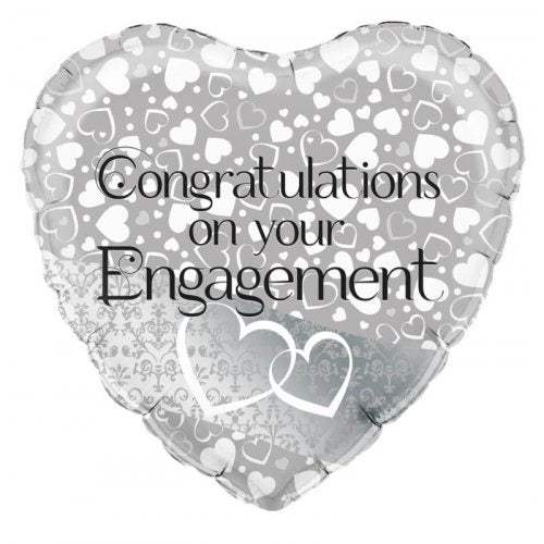Congratulations On Your Engagement 18" Foil Balloon