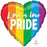 Love Is Love Pride Foil Balloon 43cm