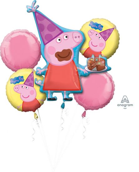 Foil Balloon Bouquet Kit Peppa Pig