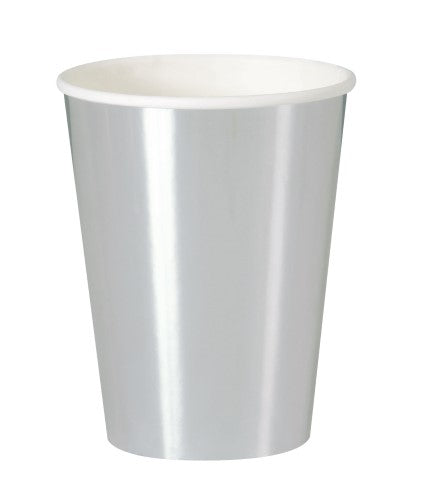Silver Foil 8 X 12 Oz Cups