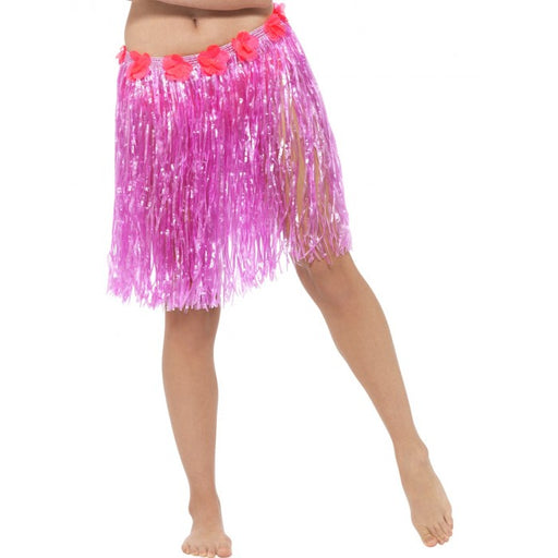 Hawaiian Hula Skirt with Flowers