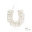 Ivory Horseshoe With Pearls