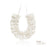 White Horseshoe With Pearls