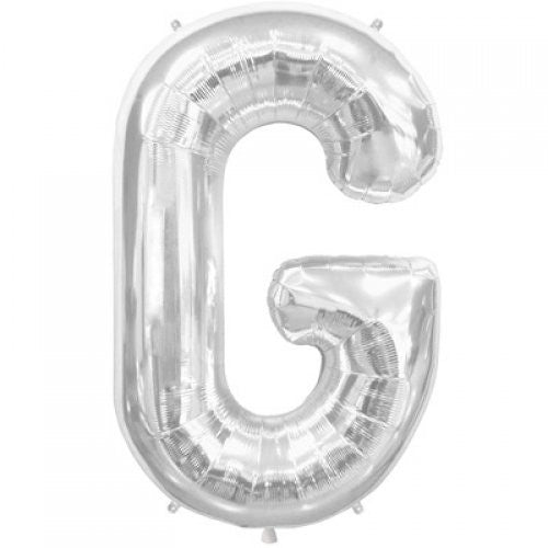 34'' Silver Foil Letter G