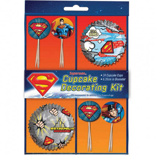 Superman Cupcake Decorating Kit