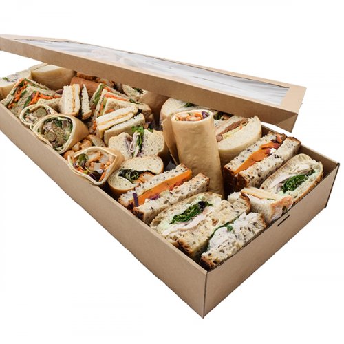 Large Grazing/Catering Tray With Lid  558 x 252 x 80mm