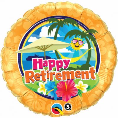 Foil 18" Happy Retirement Sunshine