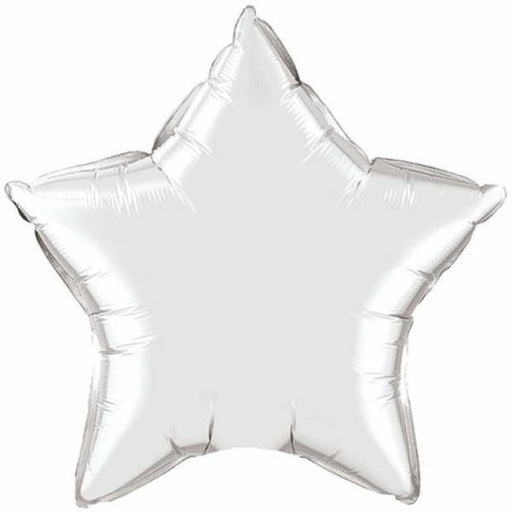 32" Foil Balloon Silver Star