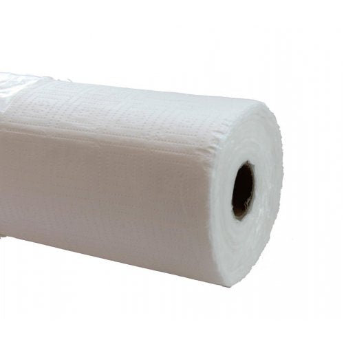 Tablecover Roll 3 ply Tissue+Poly Back 1.12x30mWhite Roll