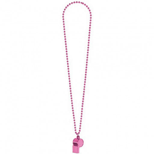 Pink Necklace Whistle
