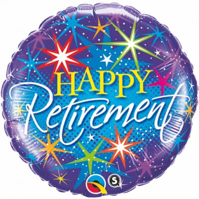 Foil 18" Happy Retirement
