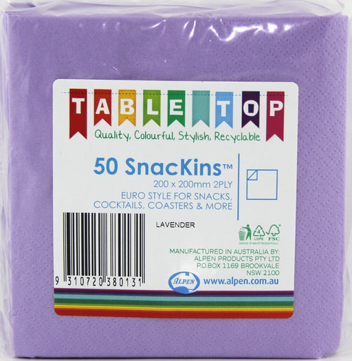 Lunch Napkin Pack 50 - Lavender