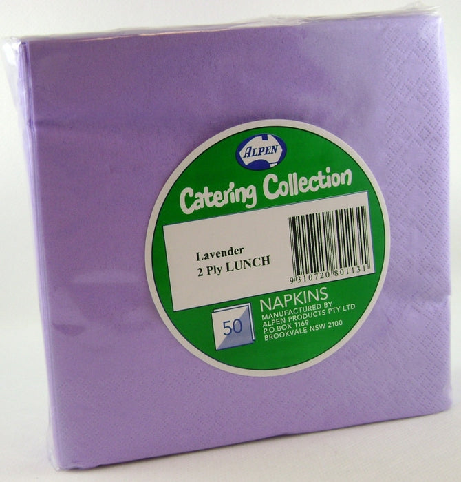 Dinner Napkin Pack 50 - Lavender