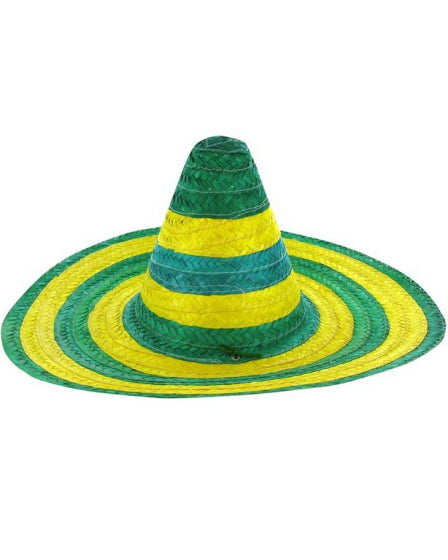 Adult Australia Sombrero Green & Gold Hat