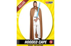 Adult Brown Hooded Cape