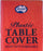 Plastic Table Cover Round - Red