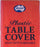 Plastic Table Cover Round - Red