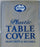 Plastic Table Cover Round - Silver