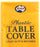 Plastic Table Cover Round - Yellow