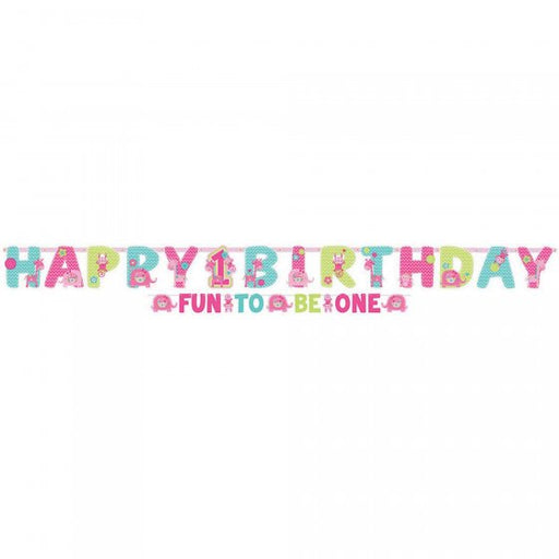Wild One Girl Letter Banner