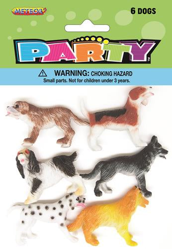 Dog Small Figurines 6 Pack