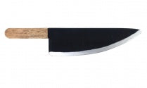Butcher Knife with Wooden Look Handle 48cm