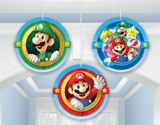Super Mario Bros Honey Comb Decorations