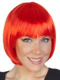 Paige Bob With Red Fringe